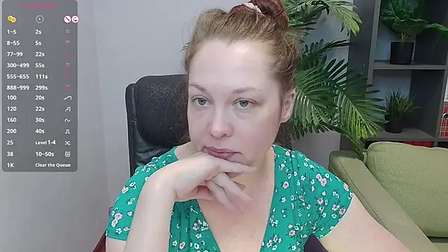 CutieGinger online show from October 1, 2025, 6:12 pm