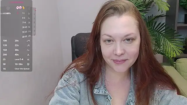 CutieGinger online show from October 4, 2025, 4:19 pm