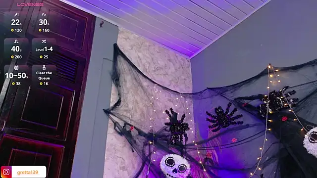  Gretta online show from October 25, 2025, 8:09 pm