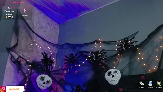  Gretta online show from October 21, 2025, 8:08 pm