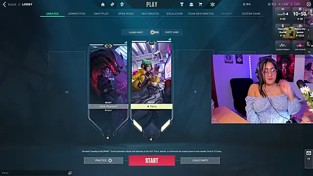 haru u2 online show from October 19, 2025, 10:23 pm