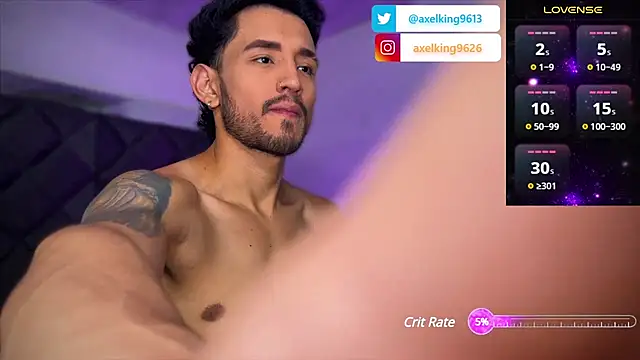 AxelKing1326 online show from March 9, 2025, 9:25 pm