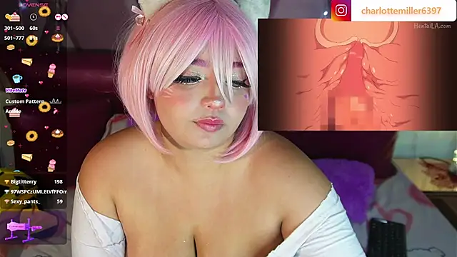 Snapshot of CharlotteMillers chatting on February 16, 2025, 3:38 pm CharlotteMillers online show from February 16, 2025, 3:38 pm