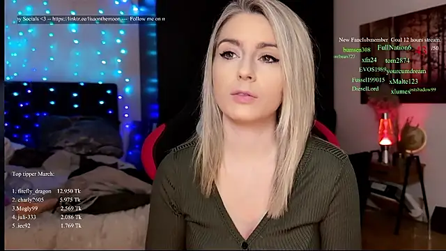 Lisaonthemoon online show from March 18, 2026, 6:09 pm