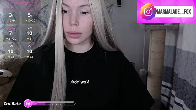 Marmalade Fox online show from March 13, 2026, 2:33 pm