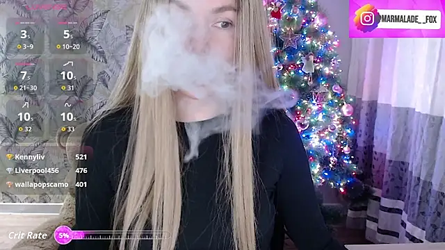 Marmalade Fox online show from December 15, 2025, 8:20 am