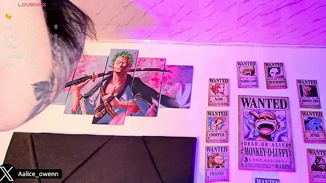 Aliceowenn online show from February 11, 2026, 9:03 pm