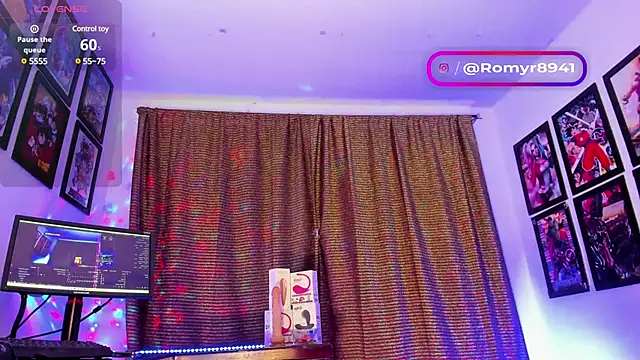 Snapshot of Romynahotx chatting on January 12, 2025, 3:49 am Romynahotx online show from January 12, 2025, 3:49 am