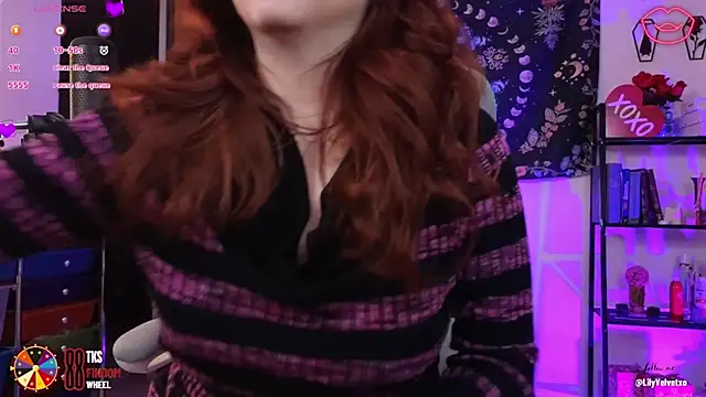 Snapshot of LilyVelvett chatting on February 21, 2025, 7:23 am LilyVelvett online show from February 21, 2025, 7:23 am