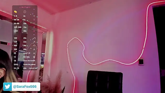 Sara Foxx1 online show from April 11, 2026, 6:00 pm