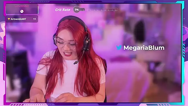 MegariaB online show from January 12, 2026, 4:30 am