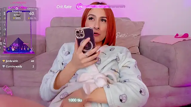 Snapshot of Tiarha chatting on February 22, 2025, 8:07 am Tiarha online show from February 22, 2025, 8:07 am