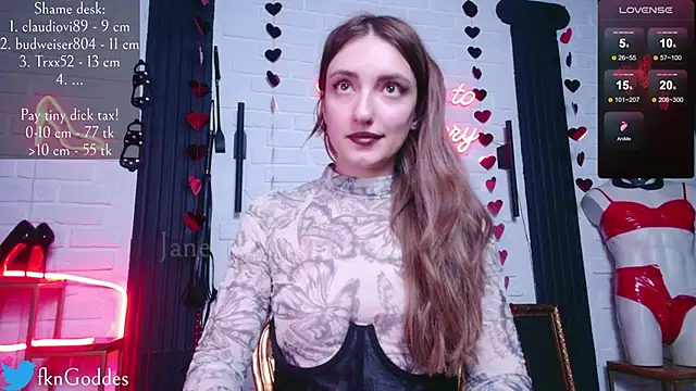 Snapshot of Jane_Goddess chatting on February 15, 2025, 8:23 pm Jane Goddess online show from February 15, 2025, 8:23 pm