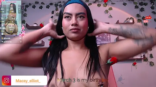 macey elliot  online show from March 2, 2025, 5:41 pm