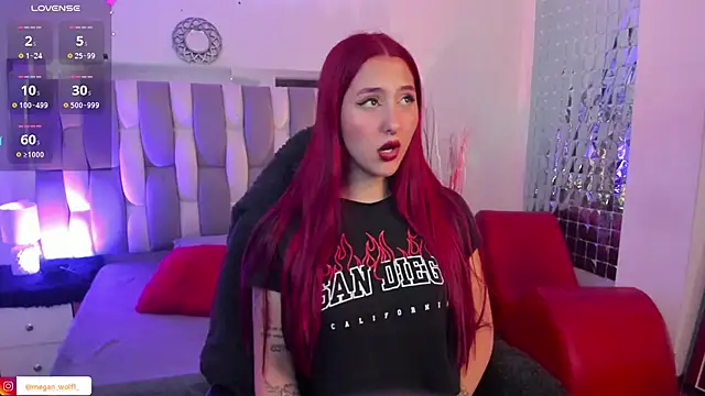Snapshot of Megan_wolf1_ chatting on February 6, 2025, 4:42 am Megan wolf1  online show from February 6, 2025, 4:42 am