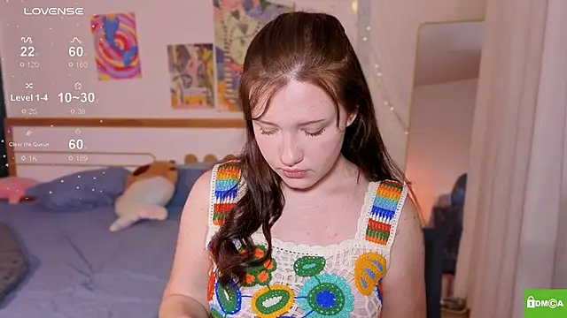 HanahCute online show from February 21, 2026, 3:41 am