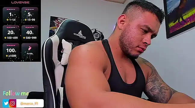 Snapshot of Marco_diaz1 chatting on January 22, 2025, 12:38 am Marco diaz1 online show from January 22, 2025, 12:38 am