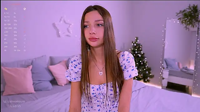 new Claire online show from December 14, 2025, 7:08 pm