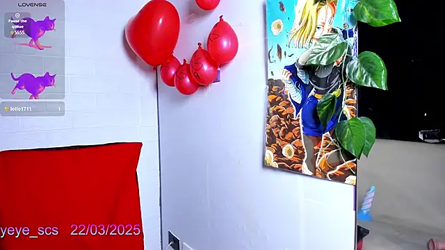 Snapshot of Yeye_scs chatting on March 22, 2025, 3:42 pm Yeye scs online show from March 22, 2025, 3:42 pm