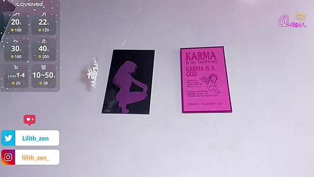 Lilith Zen online show from January 5, 2026, 5:27 pm