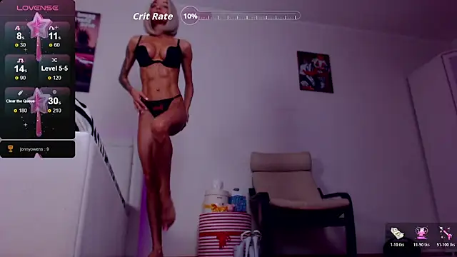 Sonja Stripper Ray online show from November 2, 2025, 9:47 am