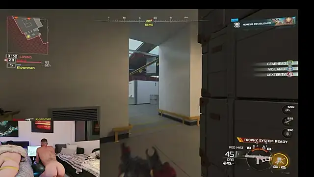 Snapshot of klownman1 chatting on February 8, 2026, 10:57 am klownman1 online show from February 8, 2026, 10:57 am