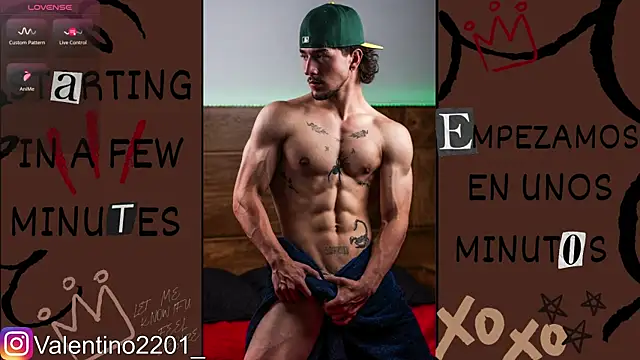 Snapshot of Valentino_Xander chatting on July 19, 2026, 12:52 am Valentino Xander online show from July 19, 2026, 12:52 am