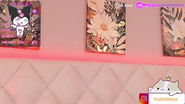 Violettbloss online show from October 23, 2025, 3:16 am