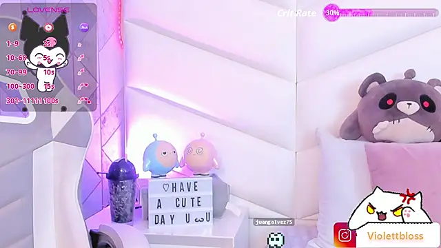 Violettbloss online show from February 24, 2026, 3:51 am