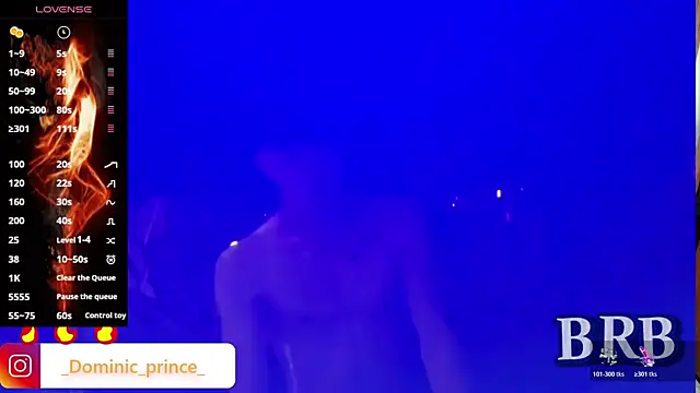 DominicPrince online show from November 10, 2025, 12:10 pm