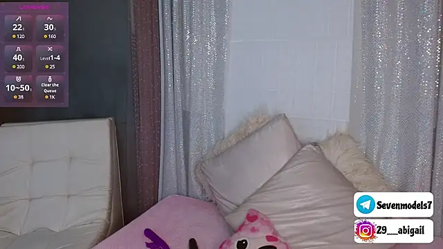 Abigail 29 online show from March 19, 2025, 12:12 pm