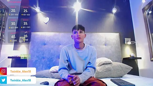 Twinkie-Alex18 online show from February 17, 2025, 9:10 pm