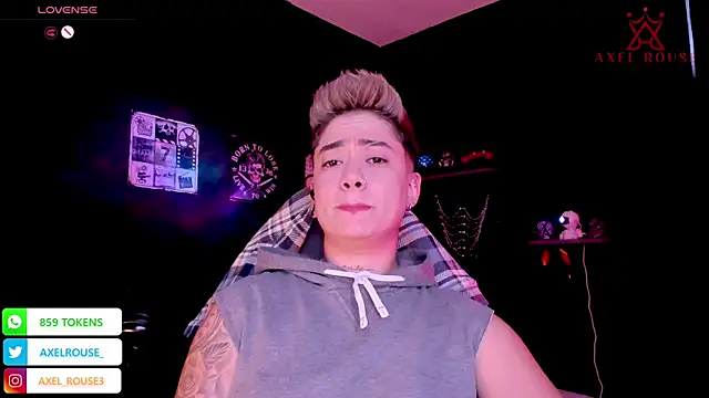 AxelRouse 1 online show from October 18, 2025, 8:11 pm