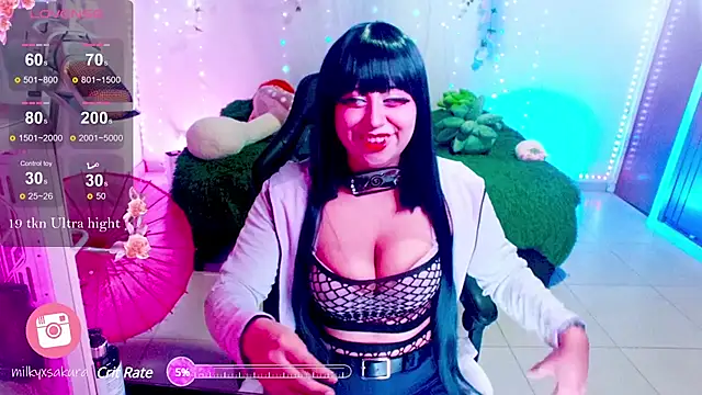 MilkyXSakura online show from March 7, 2025, 2:25 am