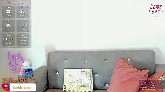 Snapshot of BarbieHotLaura chatting on September 12, 2025, 8:52 pm BarbieHotLaura online show from September 12, 2025, 8:52 pm