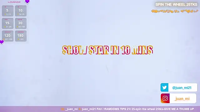 Snapshot of juanmiss chatting on December 21, 2025, 10:06 am juanmiss online show from December 21, 2025, 10:06 am