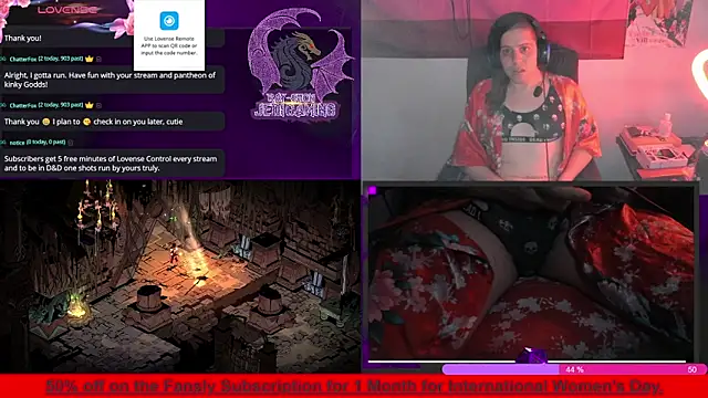 Rae-Suon online show from March 9, 2025, 12:21 am