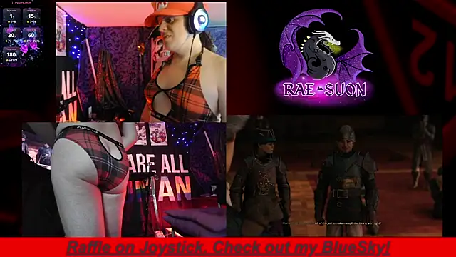 Rae-Suon online show from October 17, 2025, 2:37 am