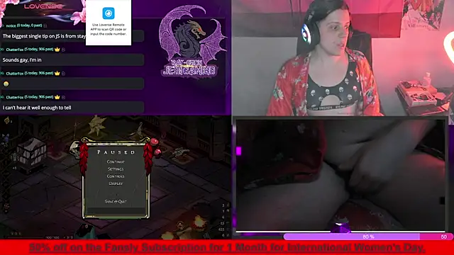 Rae-Suon online show from March 11, 2025, 4:19 am