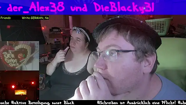 der alex38 online show from March 22, 2025, 11:09 pm