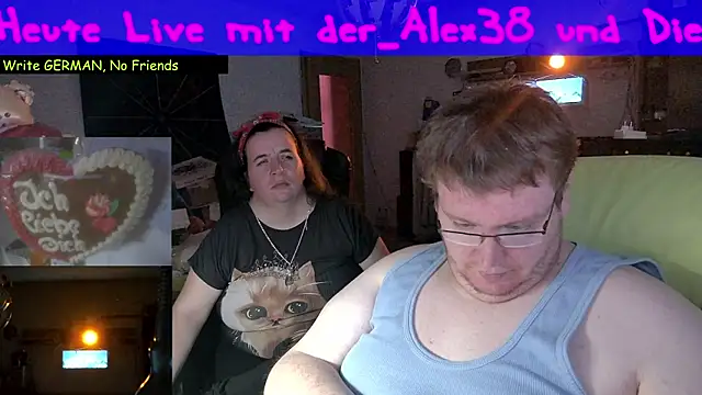 der alex38 online show from February 25, 2025, 7:49 pm