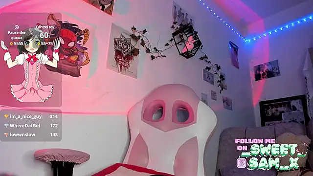 Snapshot of sweet_Samx chatting on February 15, 2025, 4:47 am sweet Samx online show from February 15, 2025, 4:47 am