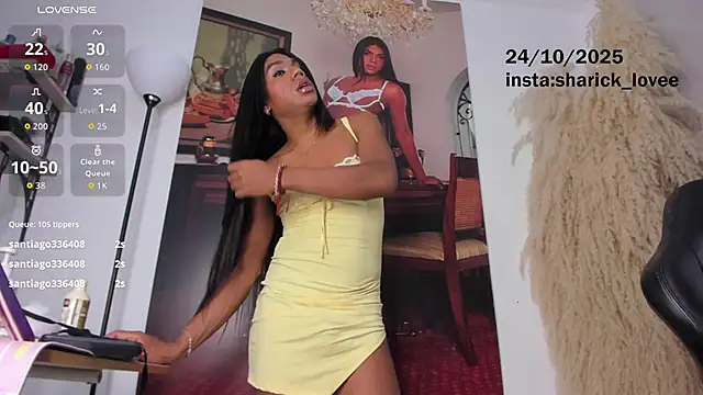 Snapshot of Sharicklovee chatting on October 25, 2025, 12:21 am Sharicklovee online show from October 25, 2025, 12:21 am