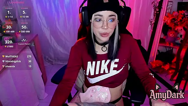  AmyDark online show from November 19, 2025, 12:21 am