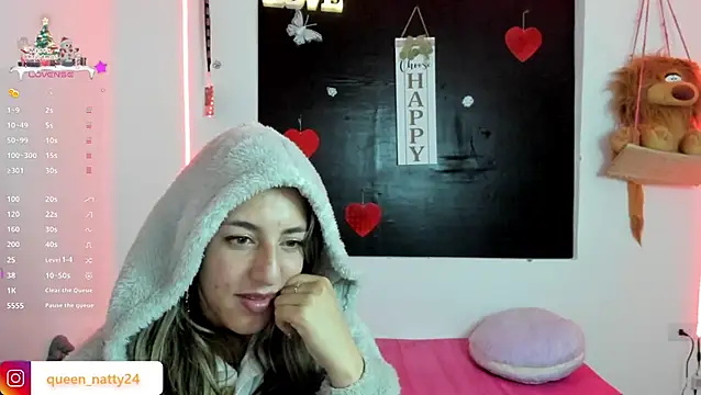 Snapshot of queen-natty chatting on January 12, 2025, 7:00 am queen-natty online show from January 12, 2025, 7:00 am