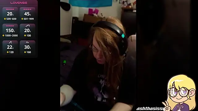 Snapshot of AshThaSissy chatting on December 31, 2024, 4:57 pm AshThaSissy online show from December 31, 2024, 4:57 pm