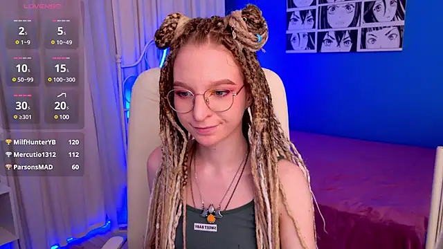 Snapshot of VioletShine chatting on February 27, 2025, 6:53 pm VioletShine online show from February 27, 2025, 6:53 pm