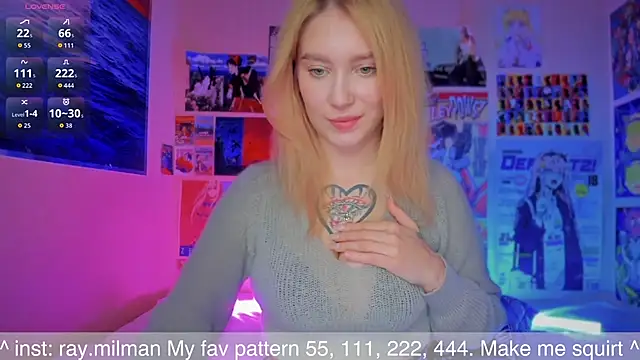 Snapshot of AliceMilman chatting on September 26, 2025, 10:11 am AliceMilman online show from September 26, 2025, 10:11 am