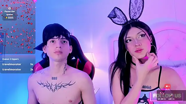 Snapshot of sett_and_gwen chatting on February 15, 2025, 10:00 am sett and gwen online show from February 15, 2025, 10:00 am