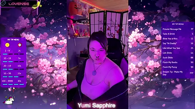 yumi sapphire online show from April 15, 2026, 5:39 pm